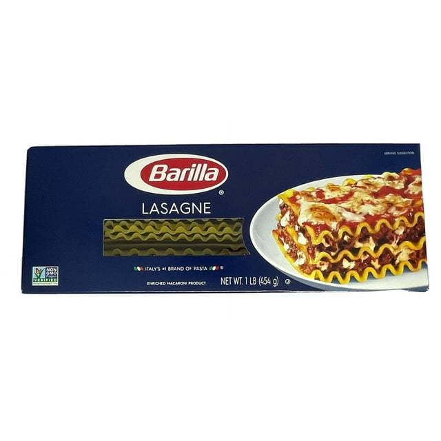 Barilla Lasagna Pasta, 1lb Boxes, Pack of 3, Bundled LangsRetail Recipe ...