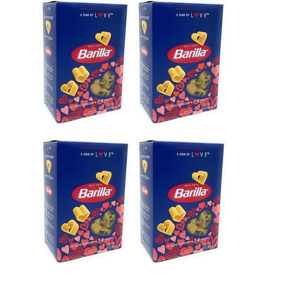 Barilla Limited Edition A Sign of Love Heart Shaped Pasta 12oz - 4 boxes