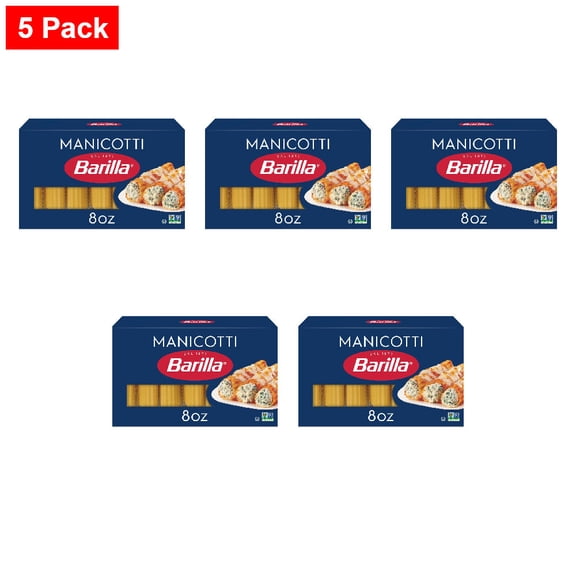 Barilla Manicotti Pasta 8 oz - 5 Pack