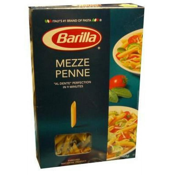 Barilla Mezze Penne Pasta 1lb
