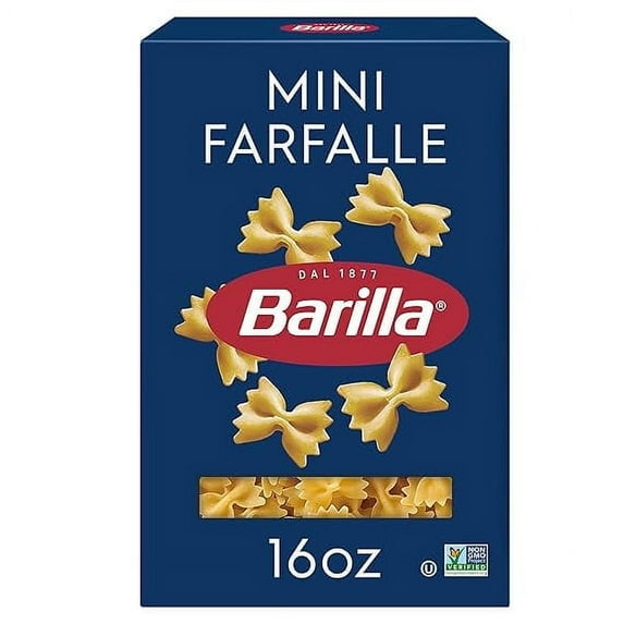 Barilla Mini Farfalle Pasta, 16 oz. Box Pack of 2