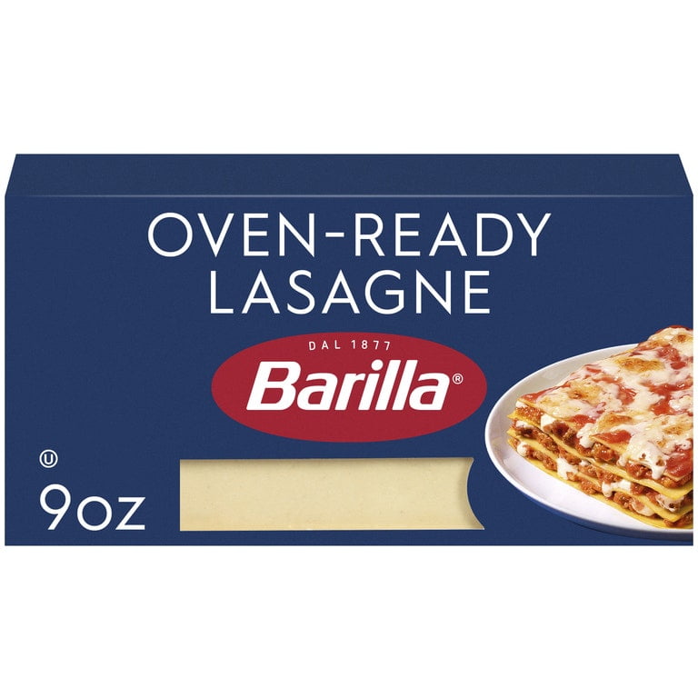 Barilla Oven-Ready Lasagne - Pasta Made with Durum Wheat Semolina & Kosher Certified Pasta