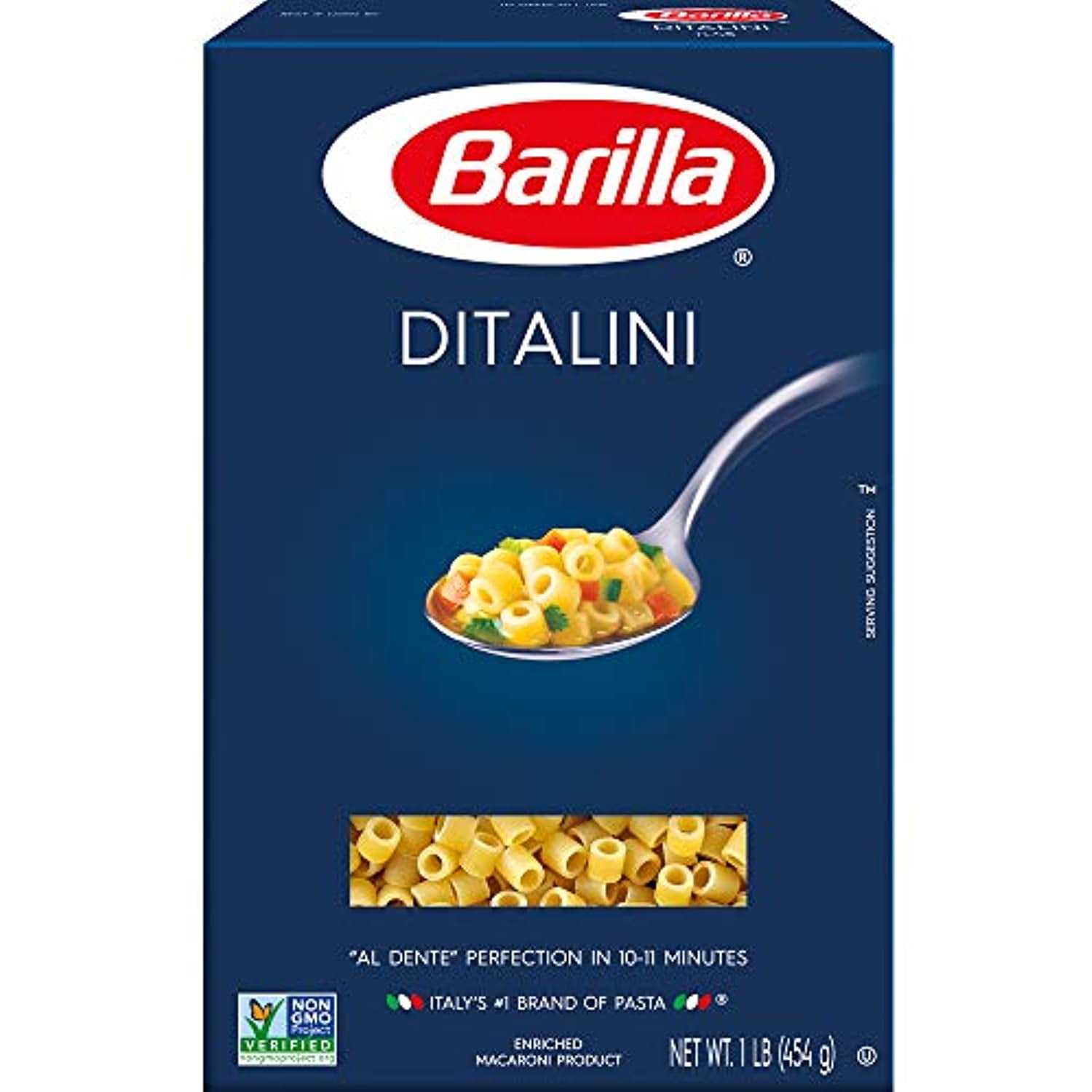 Barilla Ditalini Pasta, 16 Ounce, Kosher, Pack of 8 - Walmart.com