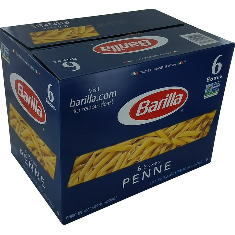 Barilla Penne - 6 pack, 1 lb boxes