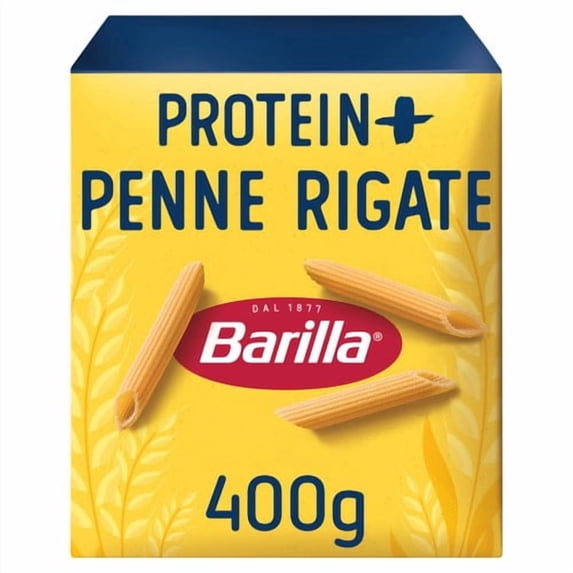 Barilla Pasta Penne Rigate Protein Plus 400g, British Import (Pack of 3)