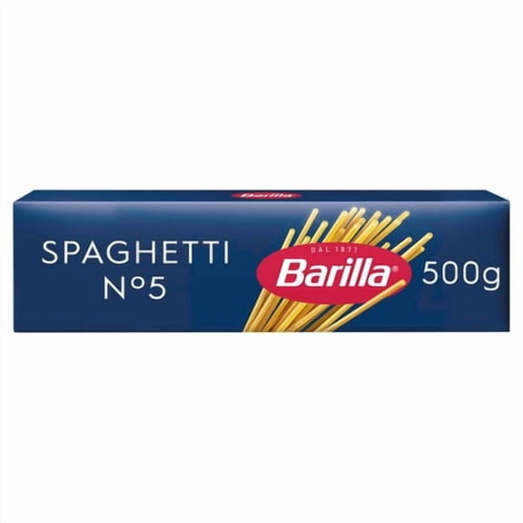 Barilla Pasta Spaghetti 500g, British Import (Pack of 3)