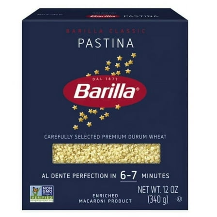 Barilla Pastina Pasta, 12-Ounce (Pack of 4)