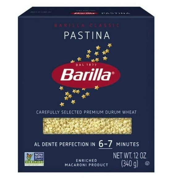 Barilla Pastina Pasta, 12-Ounce (Pack of 4)