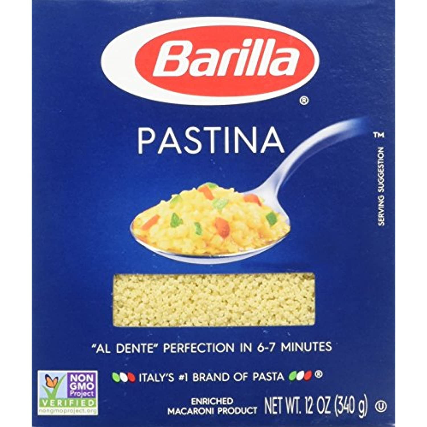 Barilla Pastina Pasta, 12 oz (Pack of 2)
