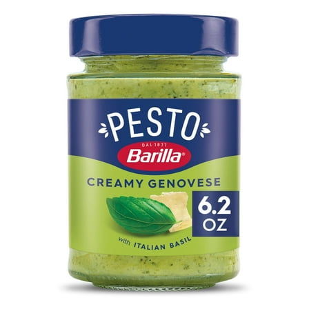 Barilla Pesto Sauce Creamy Genovese Sauce, 6.2 oz