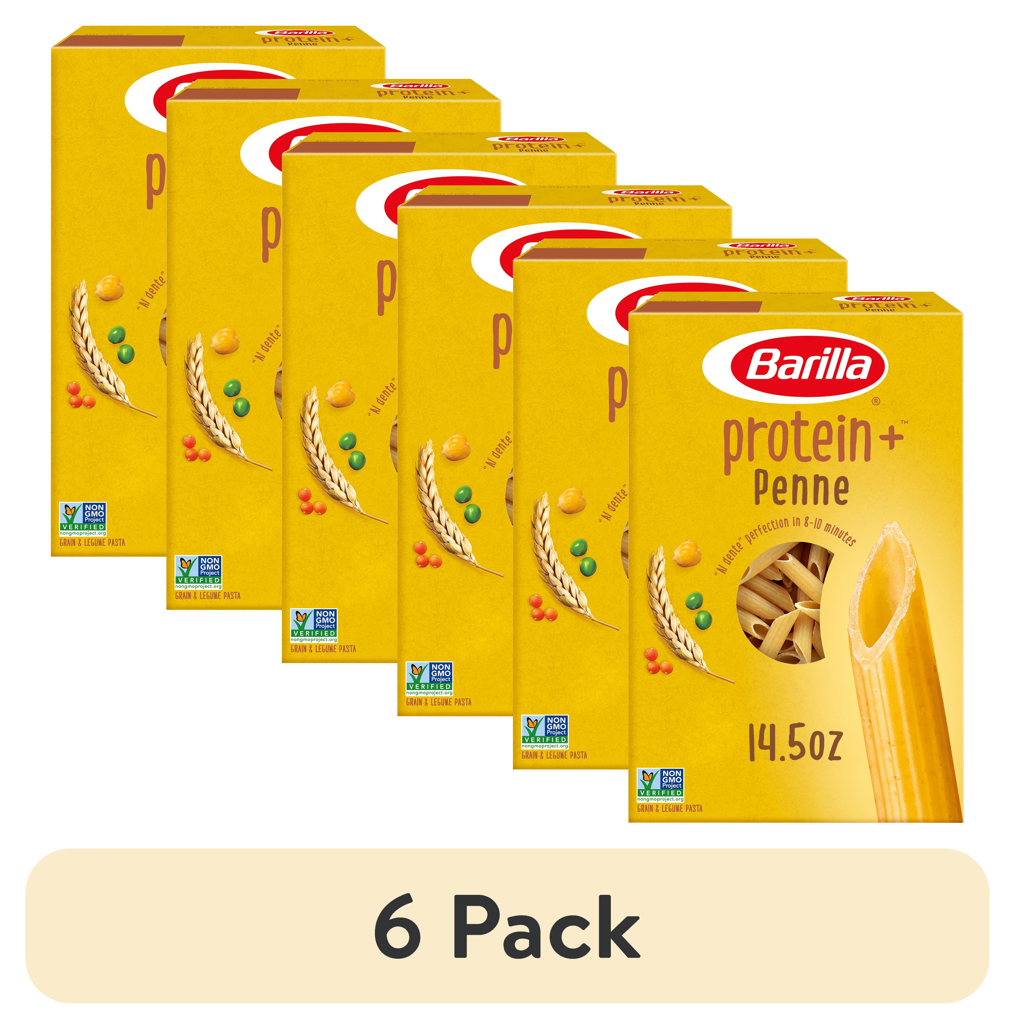 (6 pack) Barilla Protein+ Pasta Penne, 14.5 oz