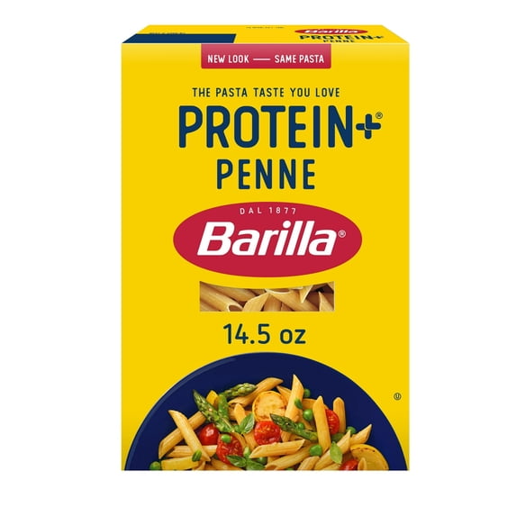 Barilla Protein+ Penne Pasta, Plant Based Pasta, 14.5oz, Pack of 2