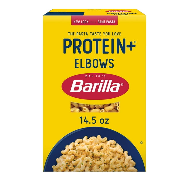 Barilla Protein+ (Plus) Elbows Pasta plant based pasta, 14.5 oz.
