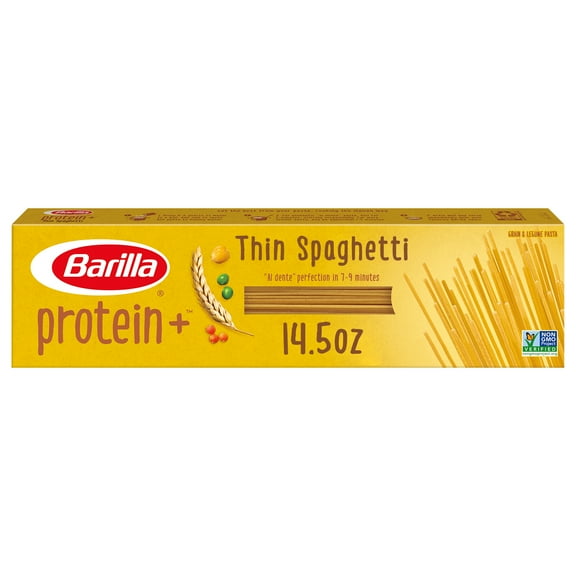 Barilla Protein+ Thin Spaghetti Pasta, 14.5 oz