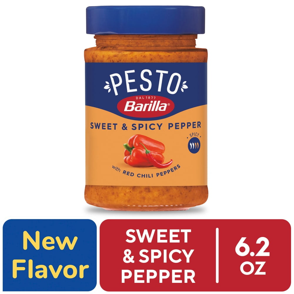 Barilla Sweet and Spicy Pepper Pesto Pasta Sauce and Spread