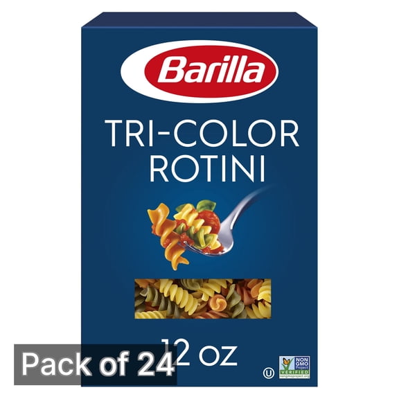 Barilla Tri-Color Rotini Pasta 12 Oz. (Pack of 24)