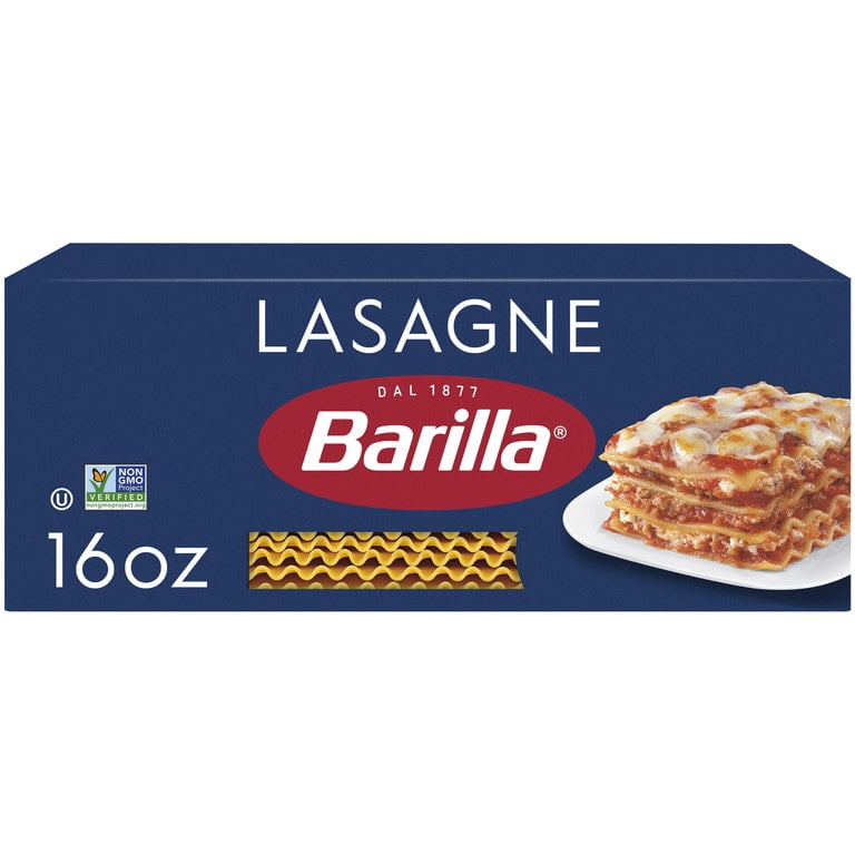 Barilla Wavy Lasagne - Non-GMO Pasta Made with Durum Wheat Semolina & Kosher Certified Pasta