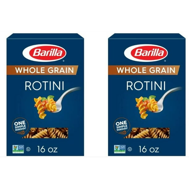 Barilla Whole Grain Rotini Pasta, 16 oz, Pack of 2 Walmart Business