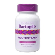 Barimelts Bariatric Multivitamin, 60 Fast-Dissolving Tablets, Post Weight Loss Surgery Patients, Fruit Flavored Dietary Supplements