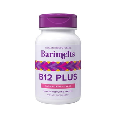 Barimelts Vitamin B12 Plus - 90 Fast-Dissolving Tablets, Bariatric Vitamins
