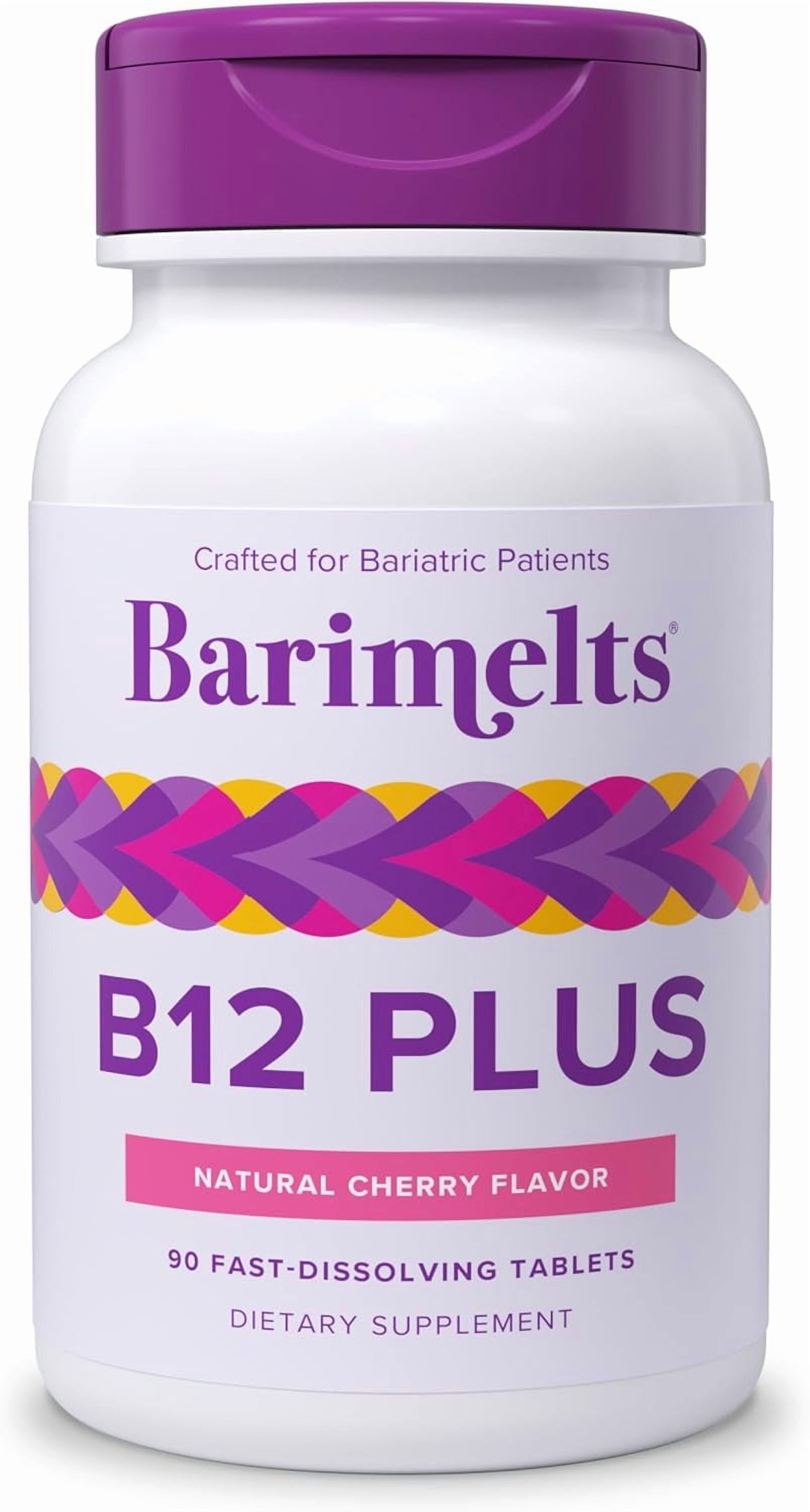 Barimelts Vitamin B12 Plus - 90 Fast-Dissolving Tablets, Bariatric Vitamins