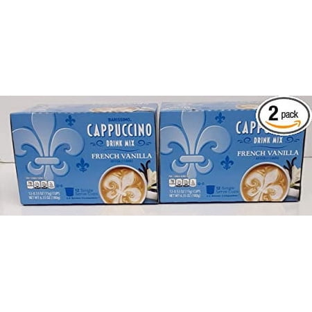 Barissimo French Vanilla Cappuccino Coffee Cocoa Pods 2 Pack K-Cup Compatible