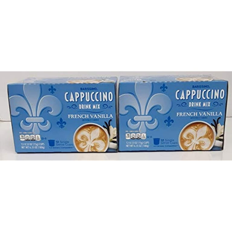 Barissimo French Vanilla Cappuccino Coffee Cocoa Pods Pack K-Cup