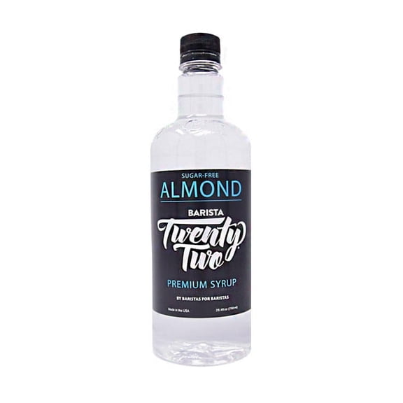 Barista 22 Almond Sugar Free Syrup cs 12/750 ml