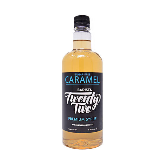 Barista 22 Caramel Sugar Free Syrup cs 12/750 ml