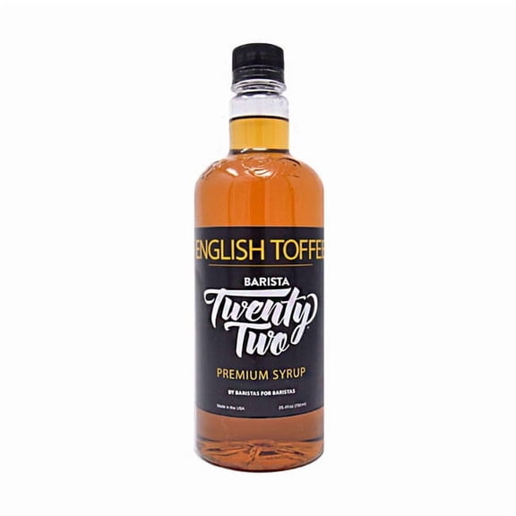 Barista 22 English Toffee Syrup cs 12/750 ml