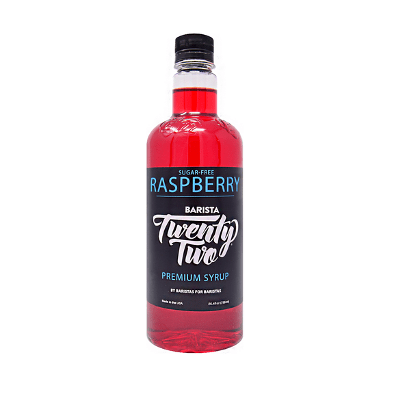 Barista 22 Raspberry Sugar Free Syrup cs 12/750 ml