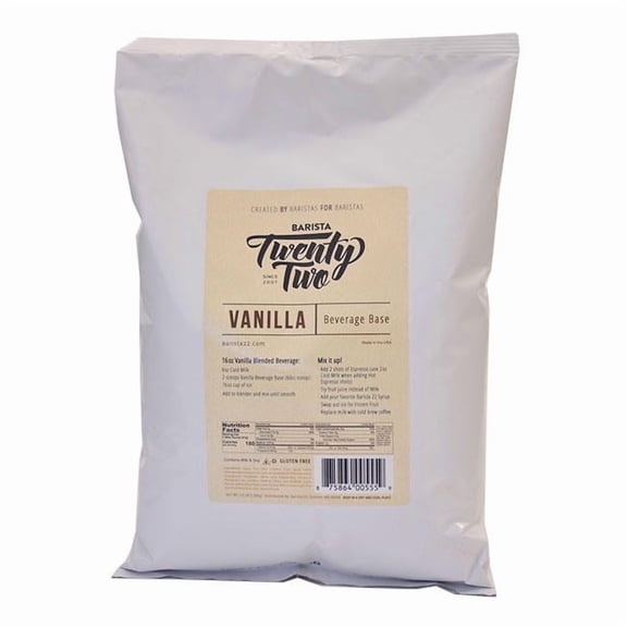 Barista 22 Vanilla Beverage Base cs 5/3.5 lb