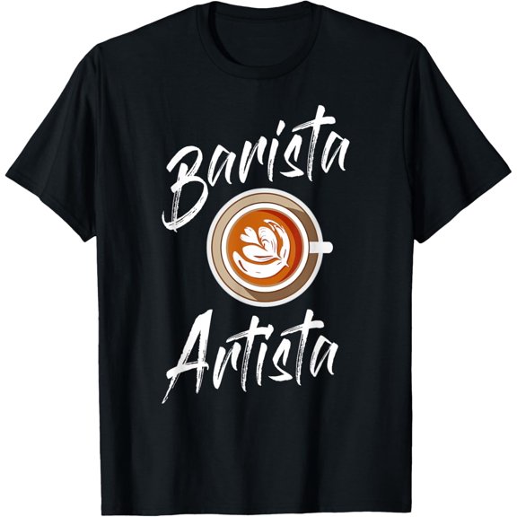 Barista Artista Latte Art T Shirt