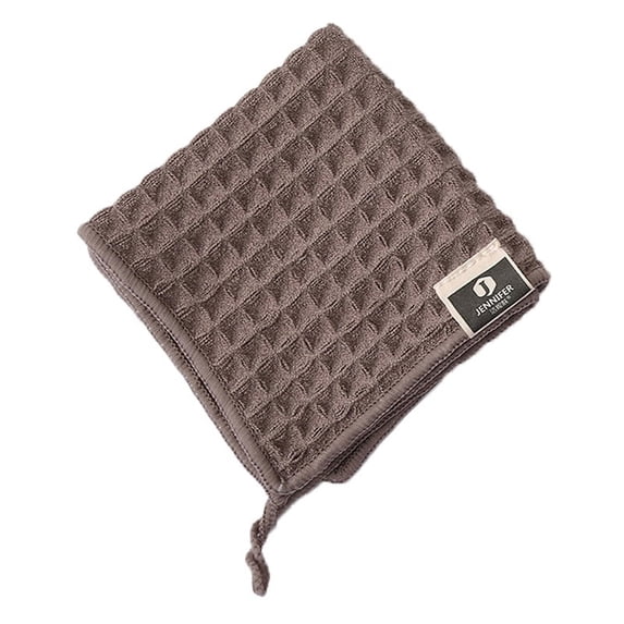 Barista Bar Towel Milk Tea Shop Coffee Machine Special Rag Absorbing Water Without Lint Cleaning Cloth White Small Square Towel