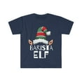 thumbnail image 1 of Barista Elf Christmas Unisex T-shirt, S-3XL Holidays Xmas Elves, 1 of 2