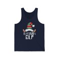 thumbnail image 1 of Barista Elf Christmas Unisex Tank Top, XS-2XL Holidays Xmas Elves, 1 of 2
