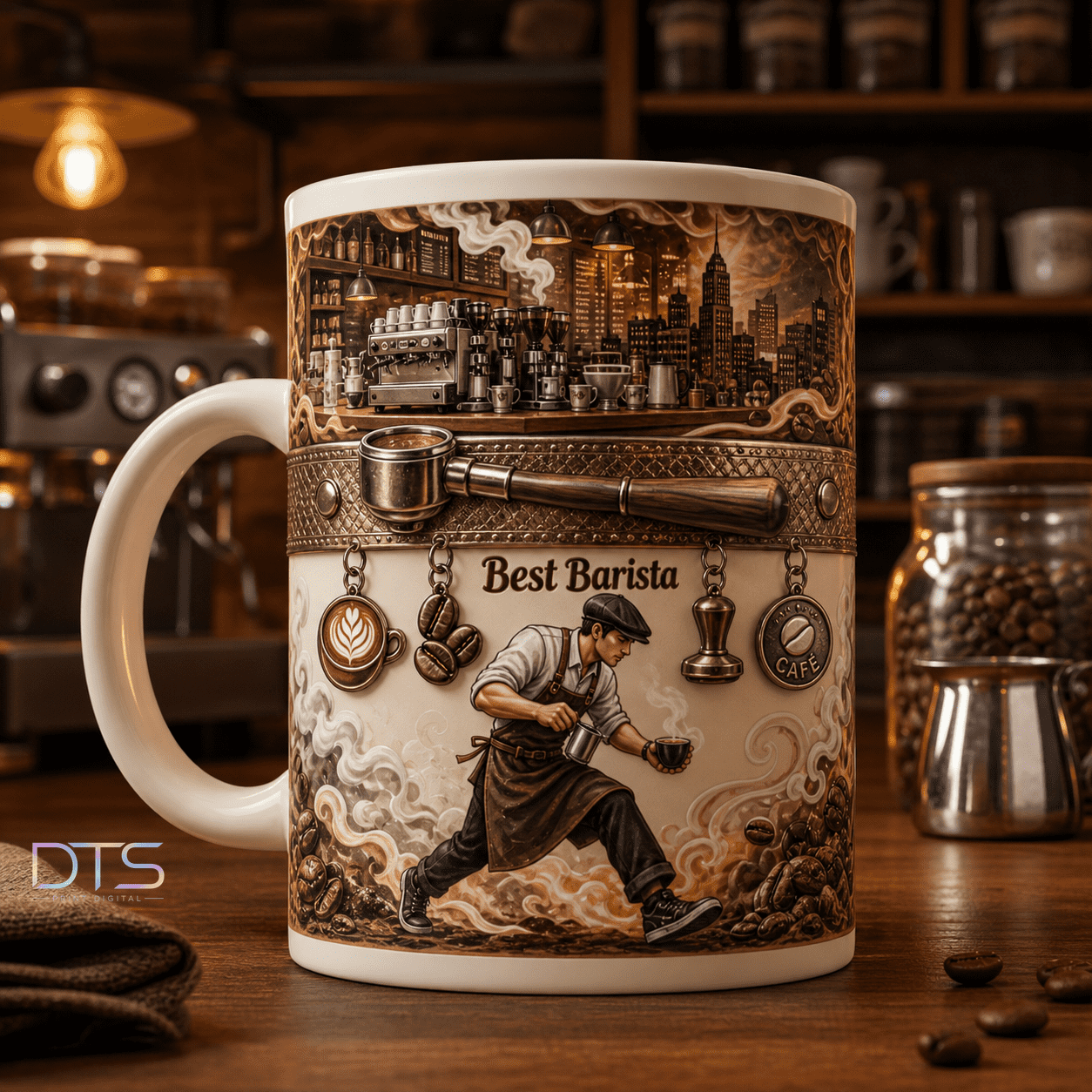 Barista Mug Gift, Best Barista Coffee Mug for Cafe Workers, Espresso Lover Present