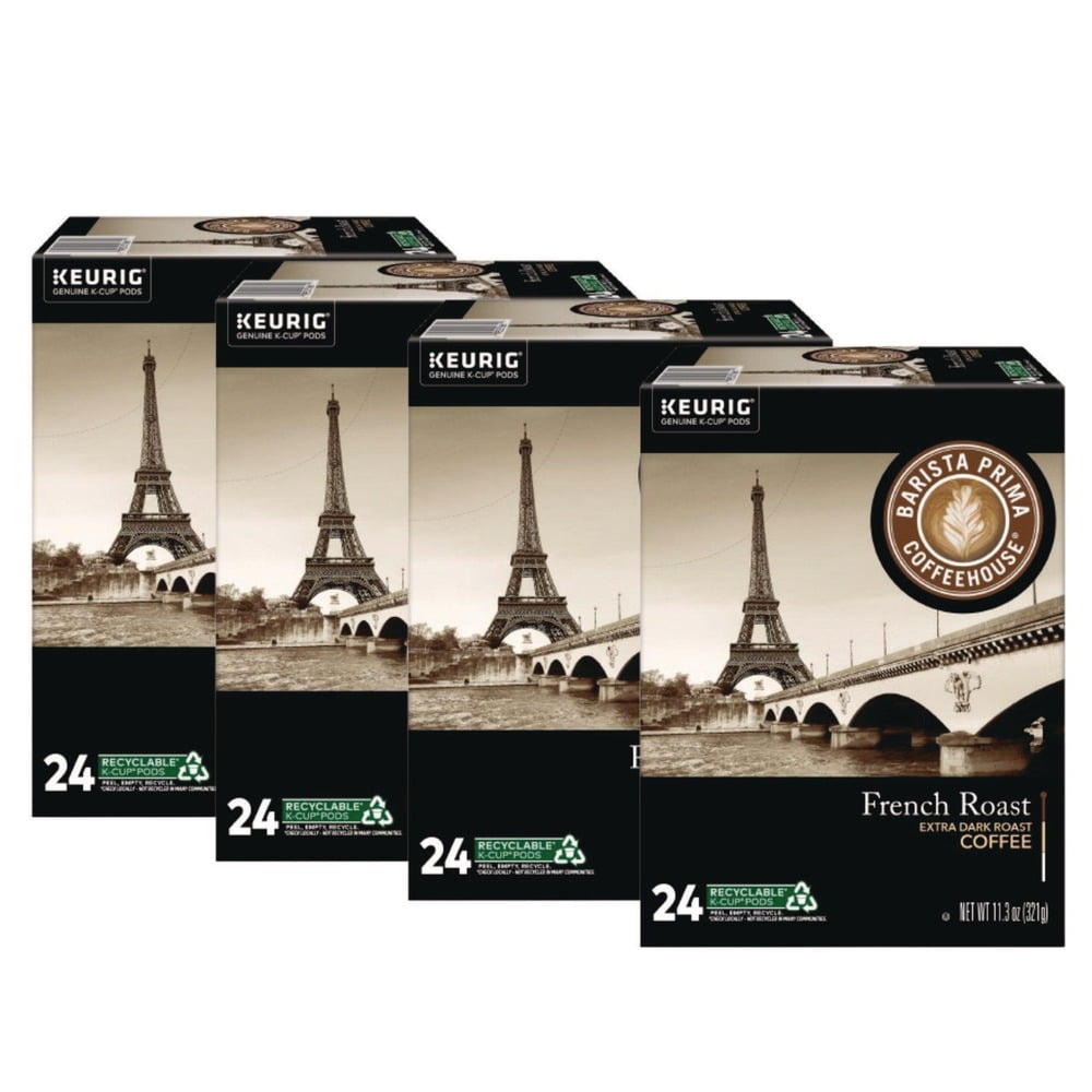Barista Prima Coffeehouse 5000330092 Coffee K-Cups Pack - French Roast (96/Carton)