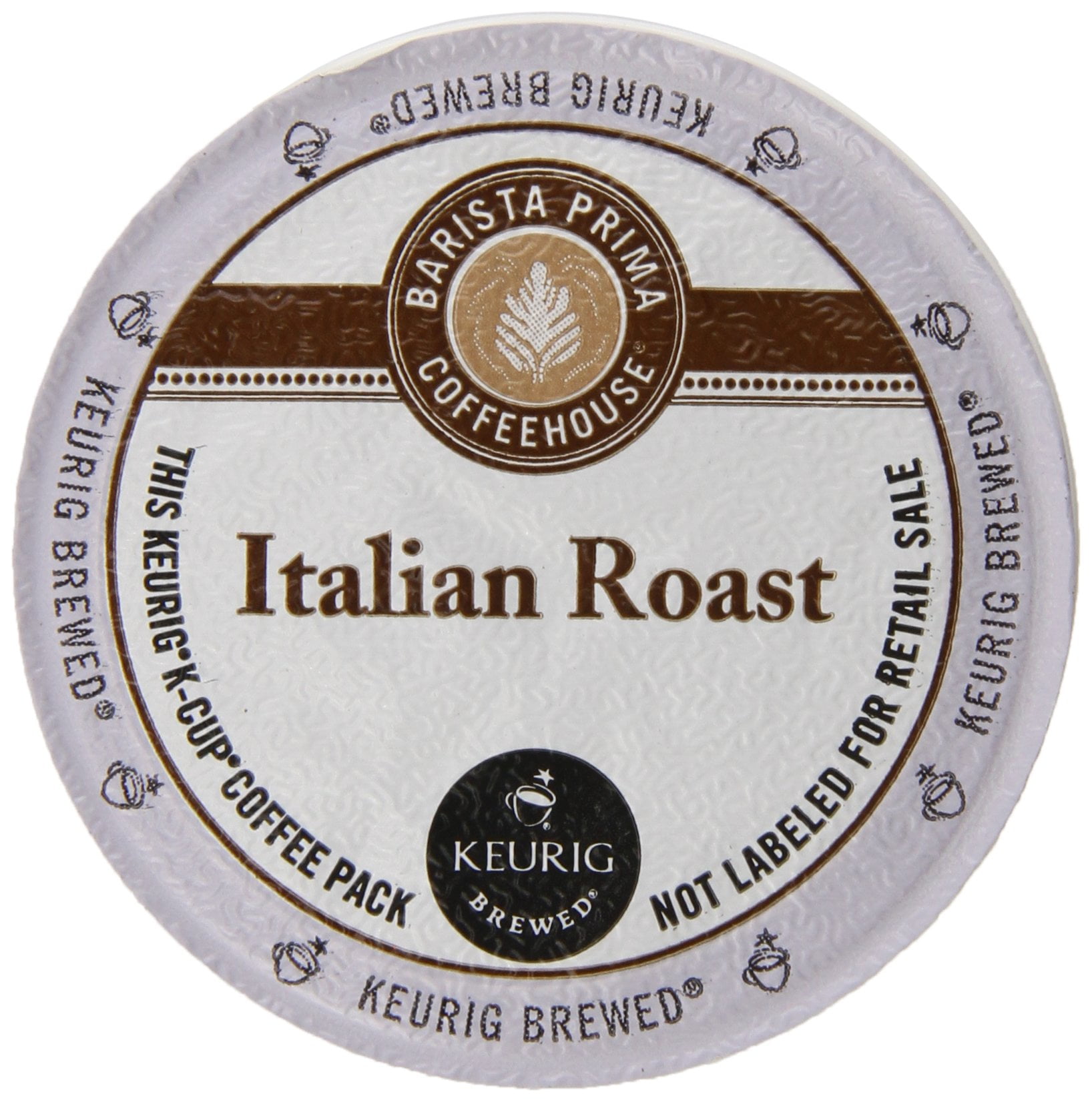 Barista Prima Coffeehouse Coffee, Keurig K-Cups, Italian Roast, 72 Count