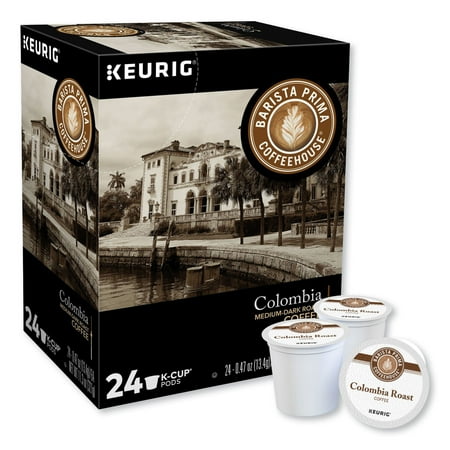 Barista Prima Coffeehouse Colombia K-Cups Coffee Pack, 24/Box