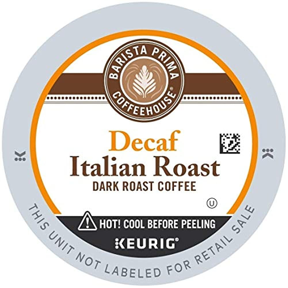 Barista Prima Coffeehouse Decaf Italian Roast KCups 96ct