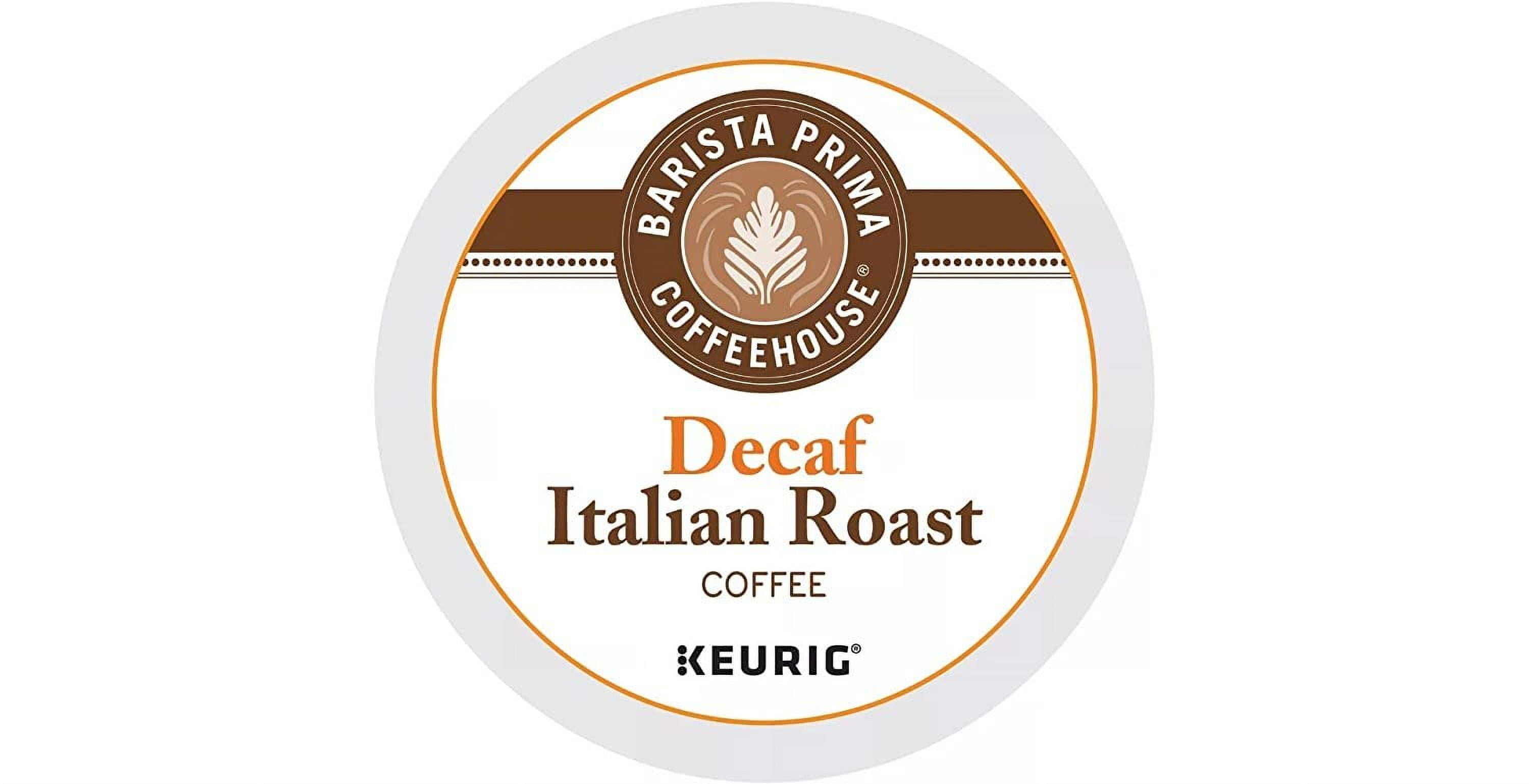 Barista Prima Coffeehouse Decaf Italian Roast KCups 96ct