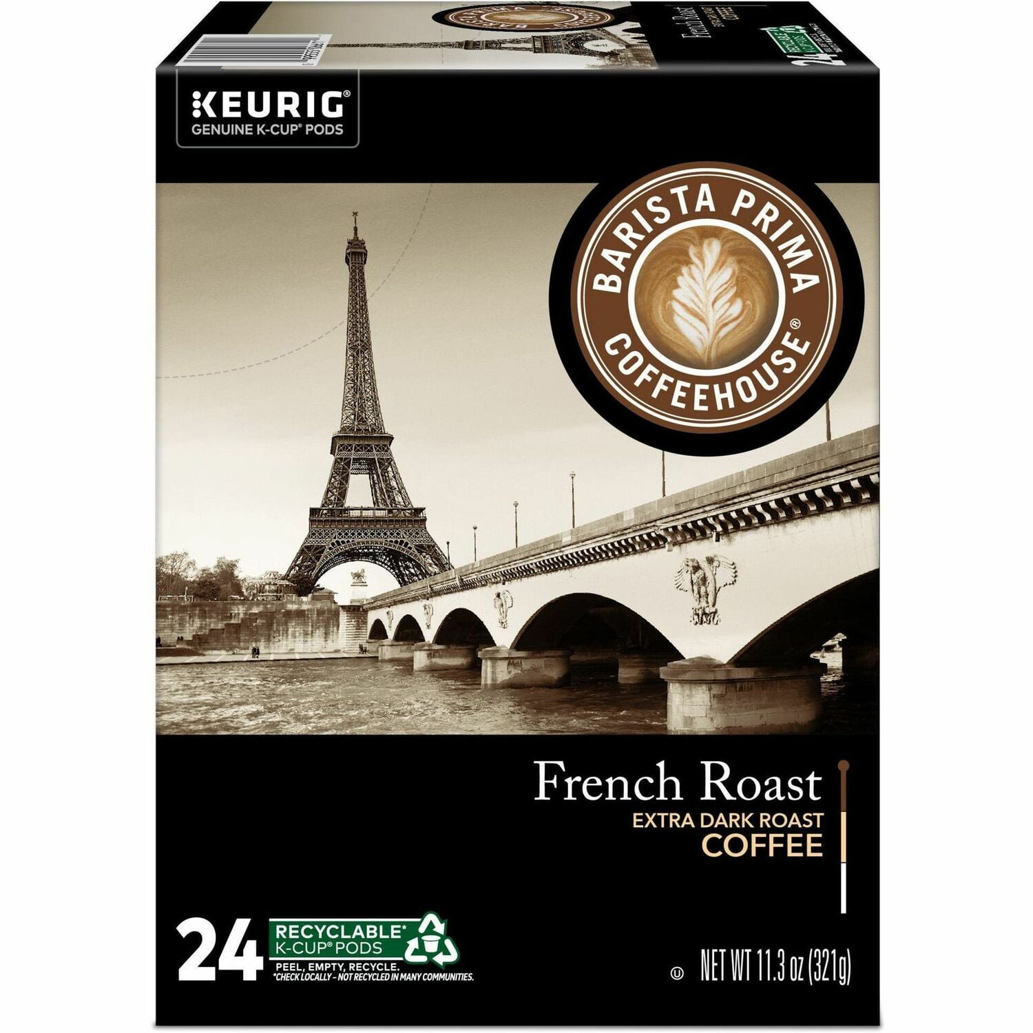 Barista Prima Coffeehouse French Roast K-Cups Coffee Pack