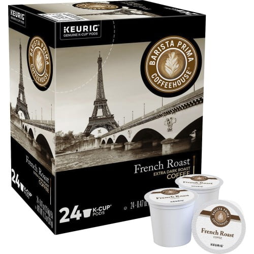 Barista Prima Coffeehouse K-Cup French Roast Coffee, Each