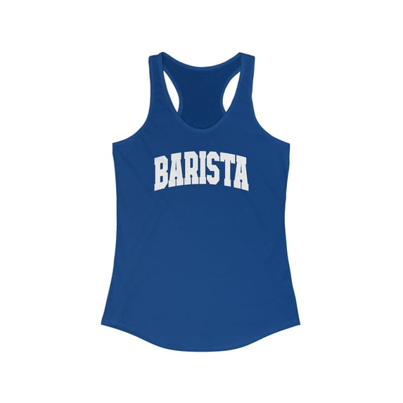 Barista Tank Top Gifts Shirt Womens Sleeveless
