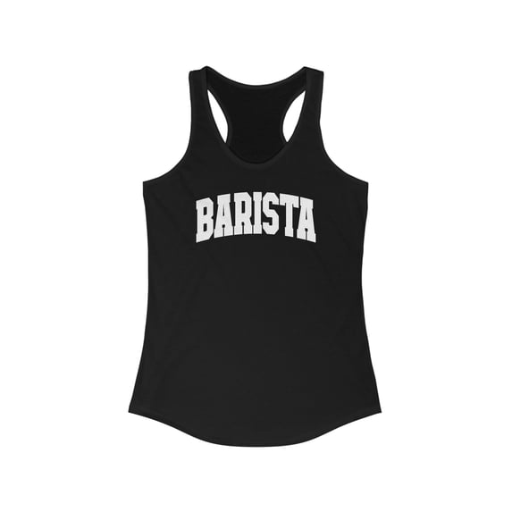 Barista Tank Top Gifts Shirt Womens Sleeveless