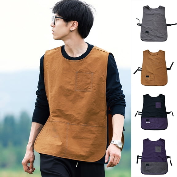 Barista Vest Style Apron for Coffee and Milk Tea Shop,Commercial Baking Apron for Cafe Staff and Bakeries
