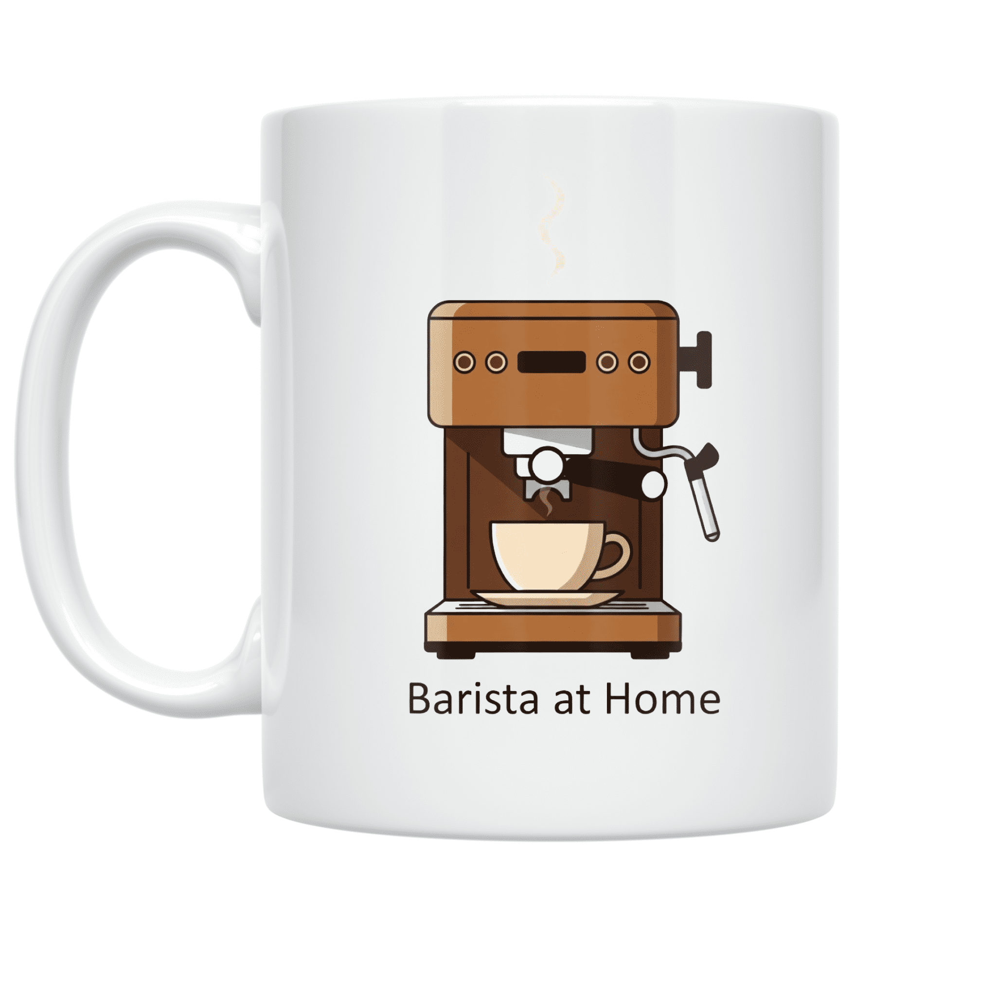 Barista at Home Espresso Design - Coffee Enthusiast - 11 oz Ceramic Coffee Mug