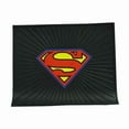 thumbnail image 1 of Barjan 0241046 Plasticolor Superman Logo Rubber Utility Mat, 1 of 1