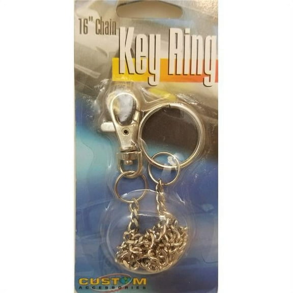 Barjan 9444471 Chrome Key Snap with Chain